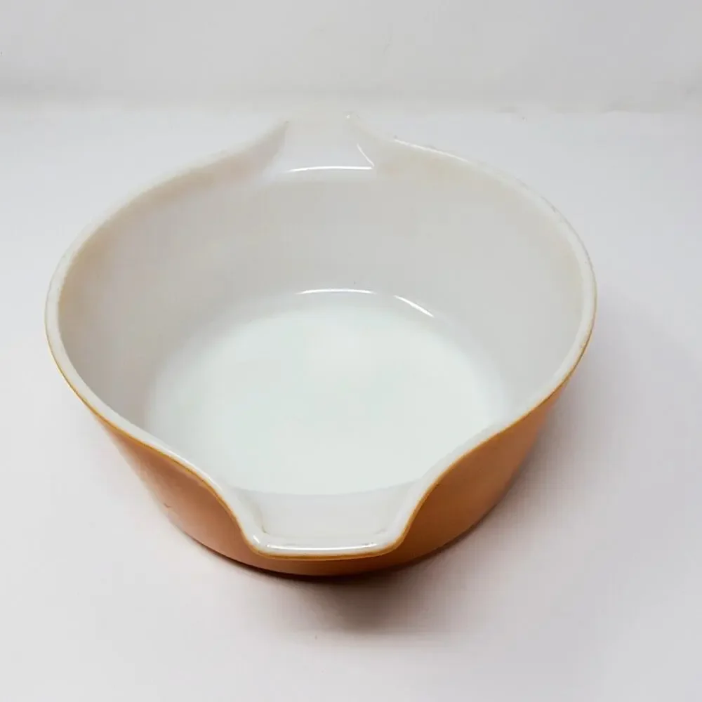 PYREX 475B 2.5 Quart Butterfly Gold CASSEROLE DISH 8.75
